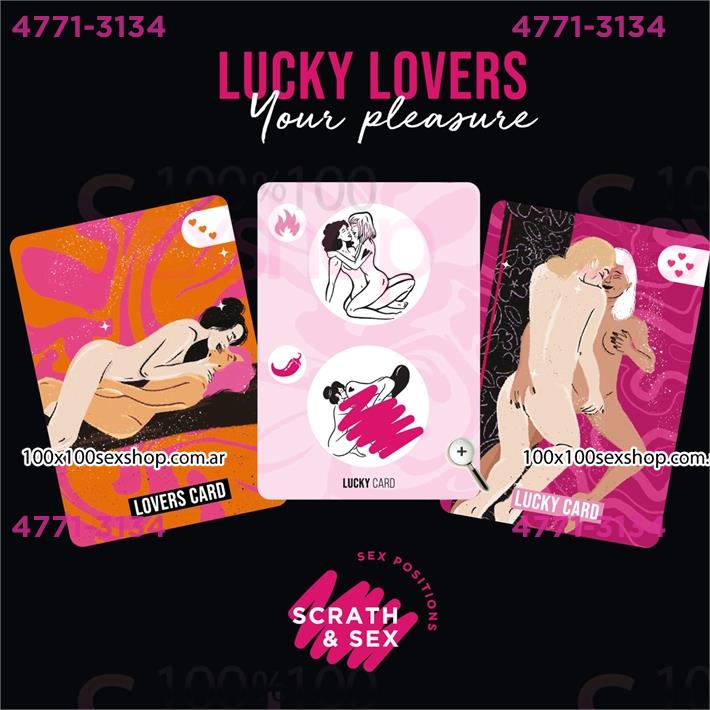 Cód: CA JUE GL018 - Juego de cartas y dados Lucky Lovers your pleasure femenino - $ 14000